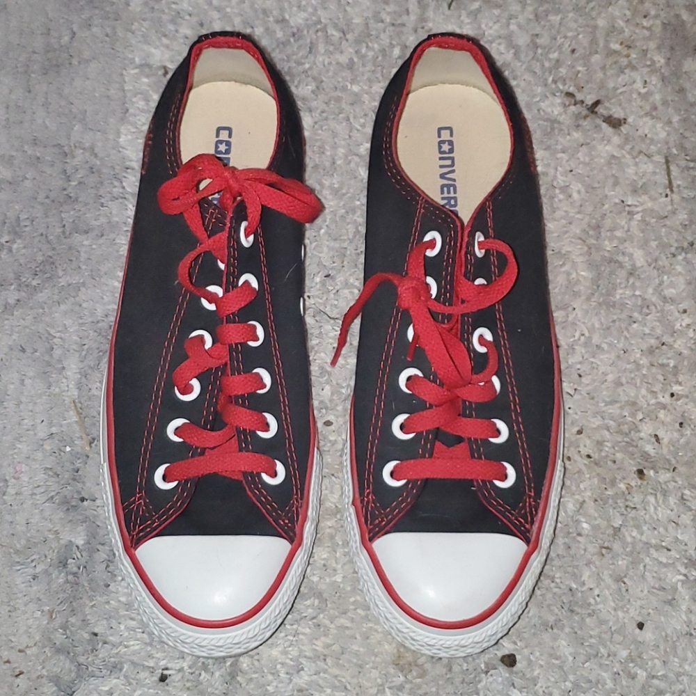 Red & Black Converse
